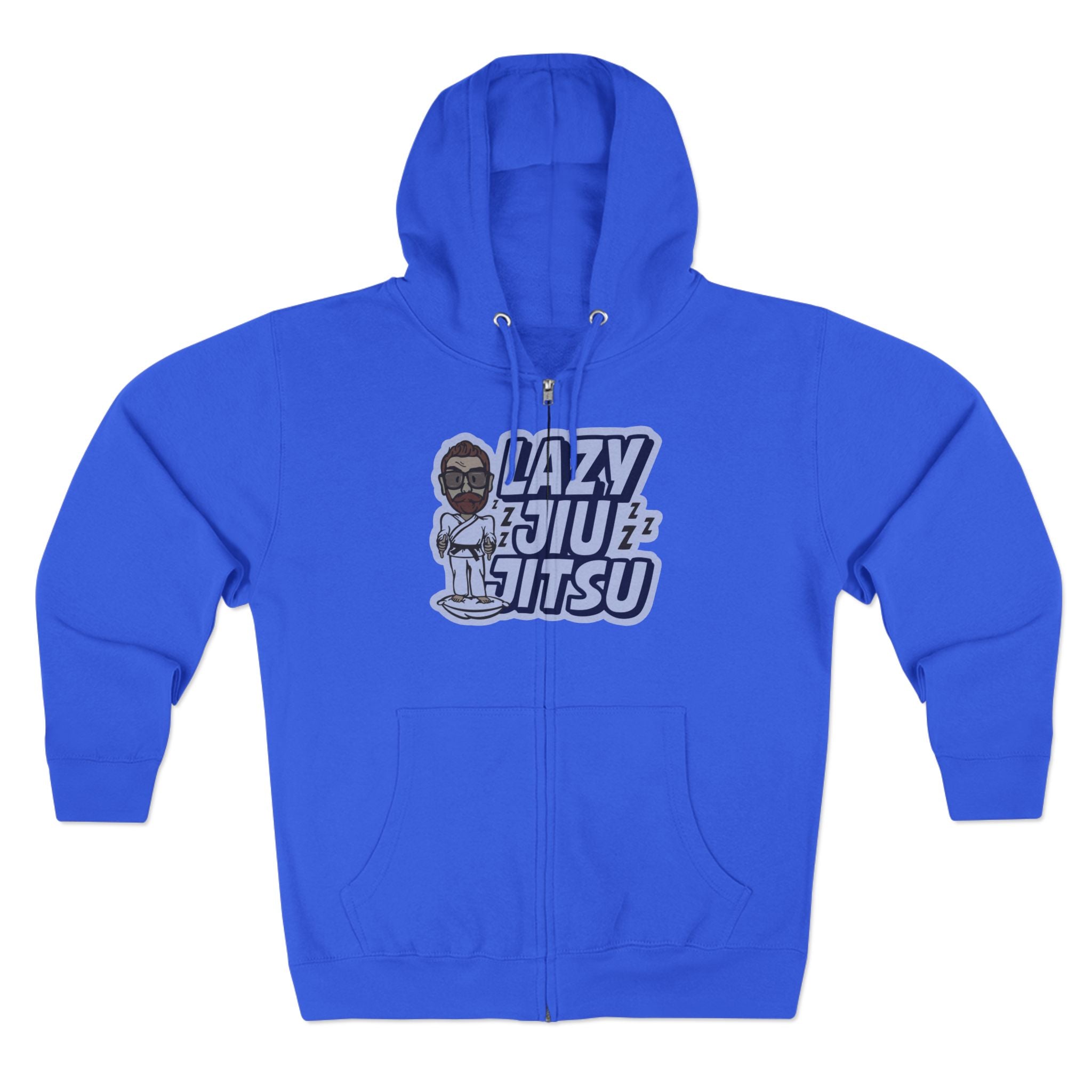 Lazy Jiu-Jitsu Zip Hoodie –BJJ Martial Arts Hoodie