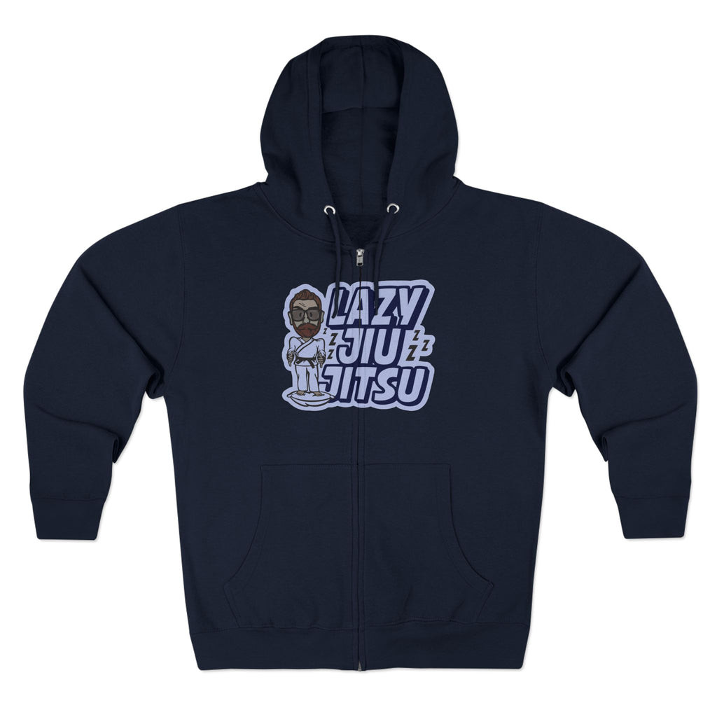Lazy Jiu-Jitsu Zip Hoodie –BJJ Martial Arts Hoodie