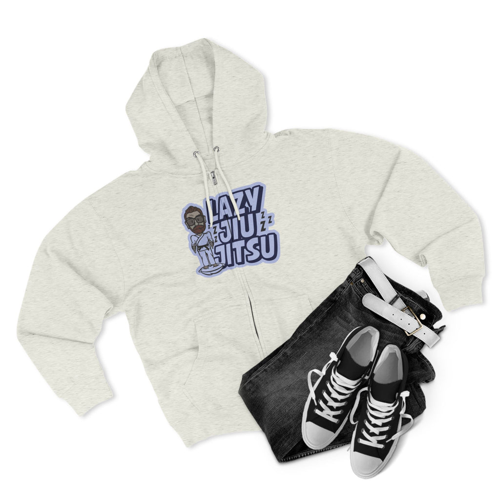 Lazy Jiu-Jitsu Zip Hoodie –BJJ Martial Arts Hoodie